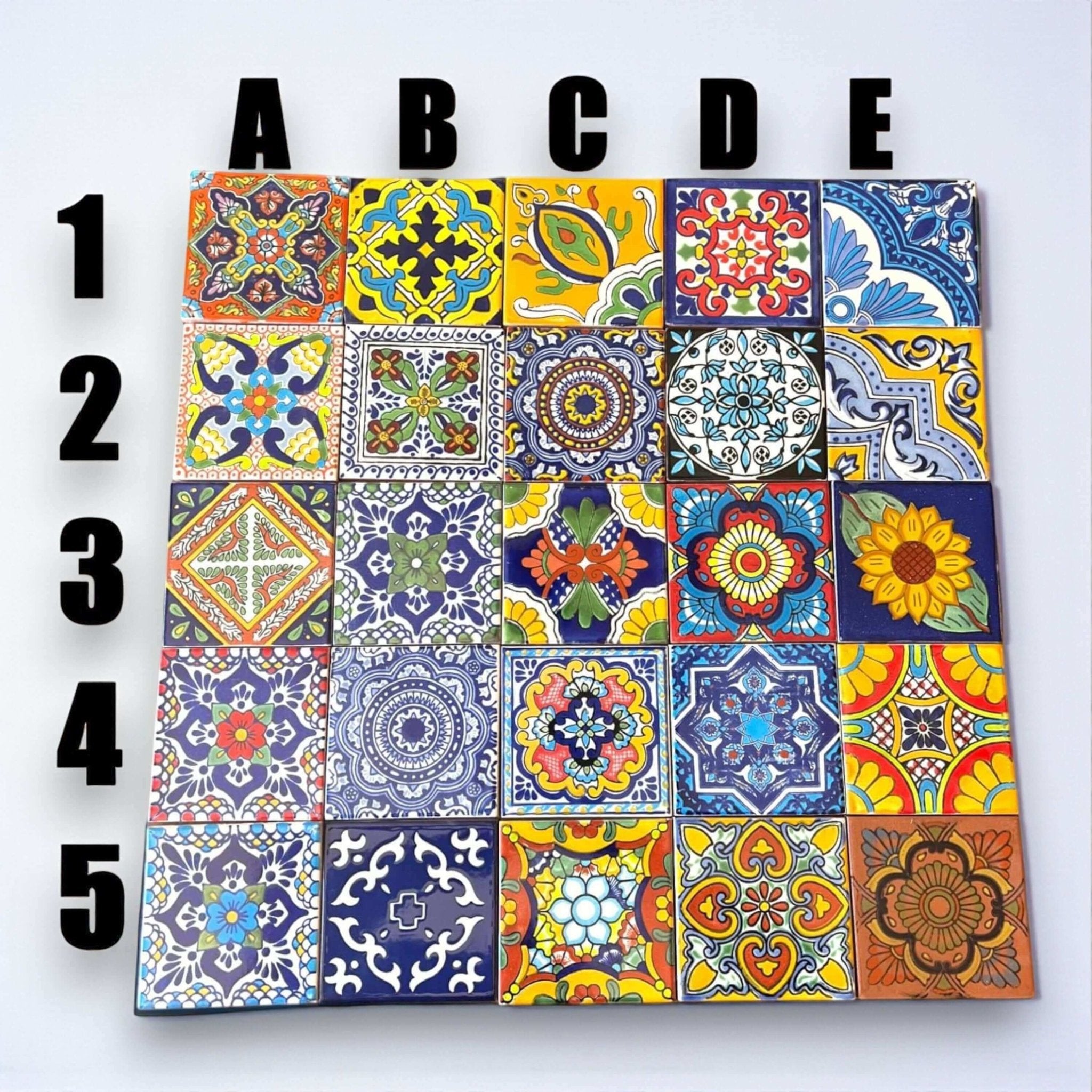 Handcrafted Talavera Tile Serving Tray | Mexican Wooden Tray Mexican Serving Tray La Vie Bien Handcrafted Talavera Tile Serving Tray | Mexican Wooden Tray