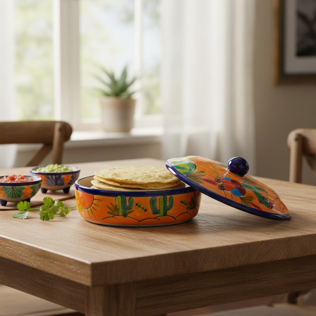 Handcrafted Talavera Tortilla Warmer | Colorful Mexican Sleeping Man Panchito Talavera Tortilla Warmer La Vie Bien Handcrafted Talavera Tortilla Warmer | Colorful Mexican Sleeping Man Panchito
