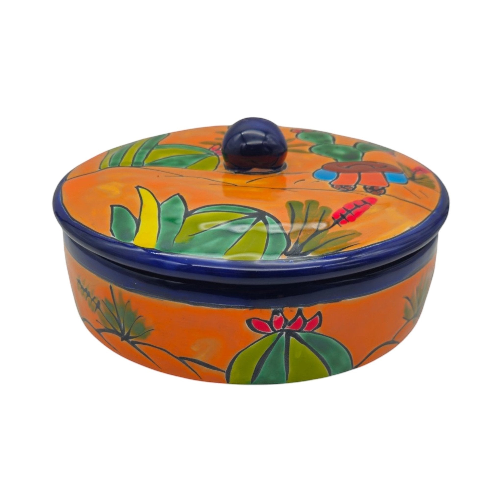 Handcrafted Talavera Tortilla Warmer | Colorful Mexican Sleeping Man Panchito Talavera Tortilla Warmer La Vie Bien Handcrafted Talavera Tortilla Warmer | Colorful Mexican Sleeping Man Panchito