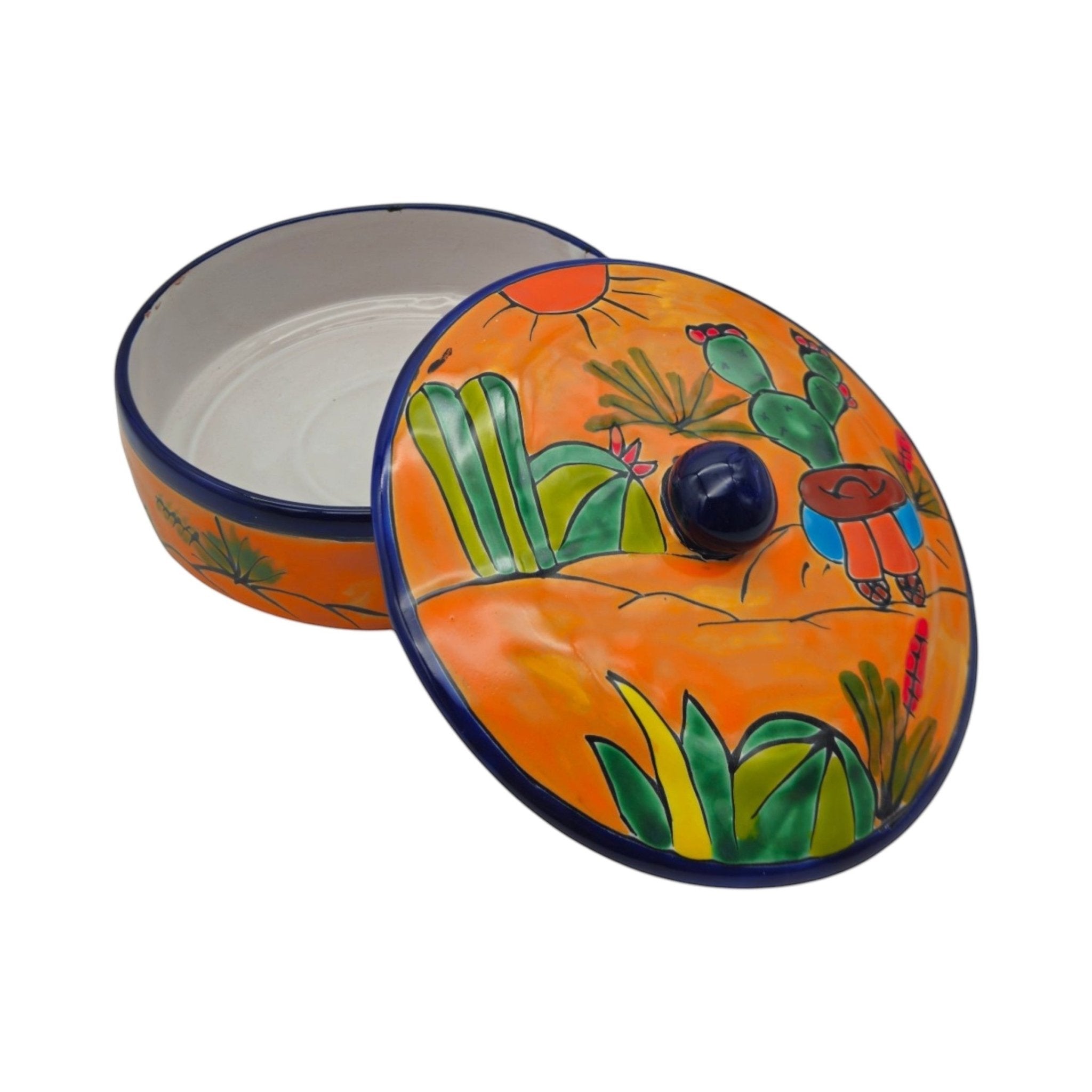 Handcrafted Talavera Tortilla Warmer | Colorful Mexican Sleeping Man Panchito Talavera Tortilla Warmer La Vie Bien Handcrafted Talavera Tortilla Warmer | Colorful Mexican Sleeping Man Panchito