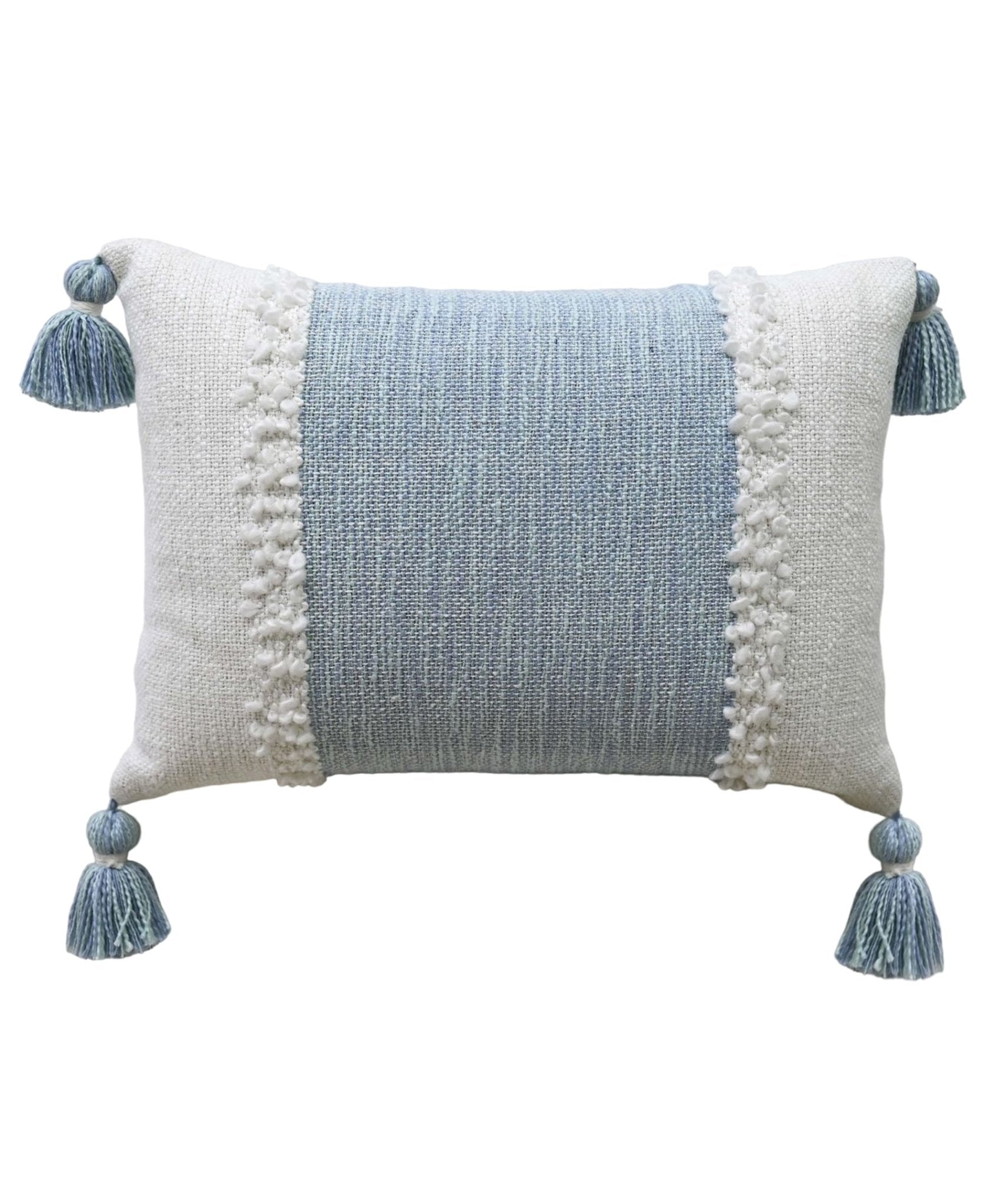Handloom Woven Textured Decorative Pillow With Insert Throw Pillow La Vie Bien Handloom Woven Textured Decorative Pillow With Insert