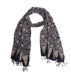 Handmade Batik Scarf - Cotton - Foliage by Kasih Co-op