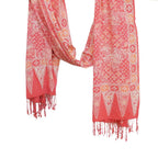 Handmade Batik Scarf - Cotton - Wildflower Scarves La Vie Bien Handmade Batik Scarf - Cotton - Wildflower
