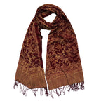 Handmade Batik Scarf, Soft Cotton, Red Burgundy Auburn Cherish Scarves La Vie Bien Handmade Batik Scarf, Soft Cotton, Red Burgundy Auburn Cherish