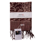 Handmade Batik Scarf, soft Cotton, Red White Cherish, Burgundy Scarves La Vie Bien Handmade Batik Scarf, soft Cotton, Red White Cherish, Burgundy