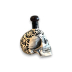Handmade Skull Decanter Set | Black & White Mexican Barware