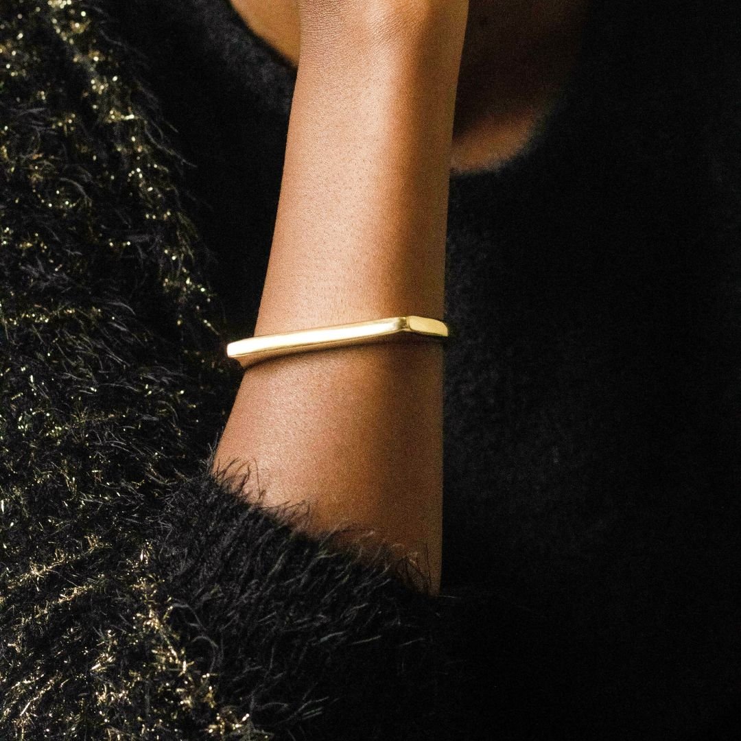 Handmade Brass Cuff Blade Bracelet for Women - Kesi Bracelets La Vie Bien Handmade Brass Cuff Blade Bracelet for Women - Kesi
