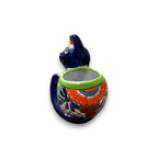 Handmade Cat Planter | Hand Painted Cat Talavera Artwork (Medium Size) Talavera Planter La Vie Bien Handmade Cat Planter | Hand Painted Cat Talavera Artwork (Medium Size)