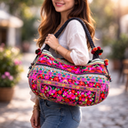Handmade Embroidered Birds Shoulder Bag – Fair Trade Thailand Bags La Vie Bien Handmade Embroidered Birds Shoulder Bag – Fair Trade Thailand