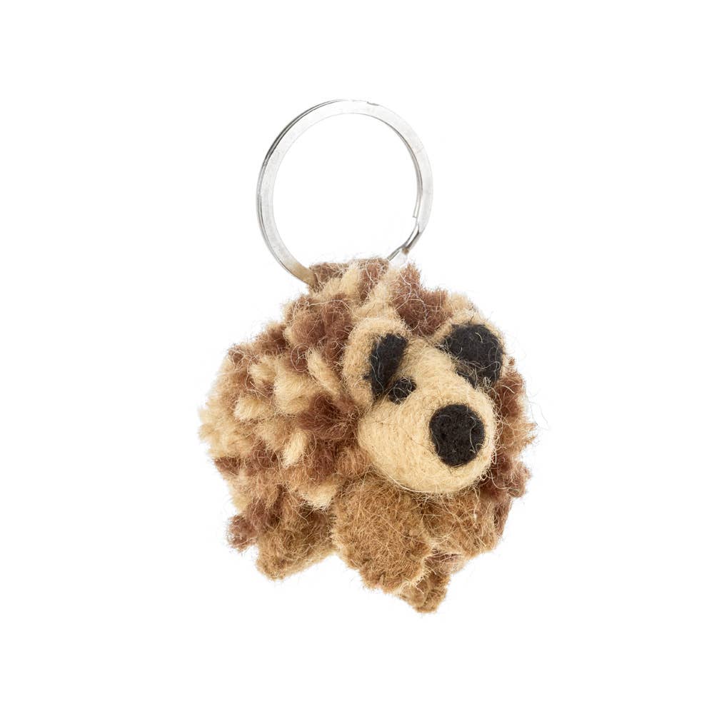 Handmade Felt Hedgehog Keyring Ornaments La Vie Bien Handmade Felt Hedgehog Keyring