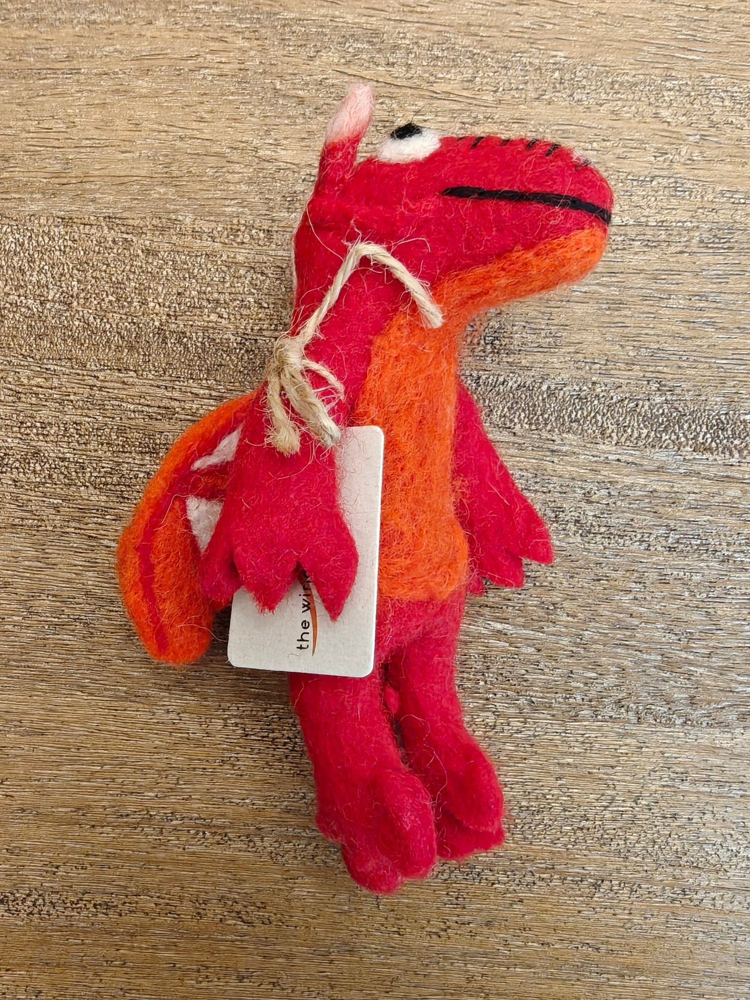 Handmade felt red dragon Finger Puppet - Sensory Play for kids - Dragon collection La Vie Bien Handmade felt red dragon Finger Puppet - Sensory Play for kids - Dragon collection