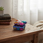 Handmade Guerrero Butterfly Jewelry Box | Mexican Ceramic Earring Holder Guerrero Jewelry Box La Vie Bien Handmade Guerrero Butterfly Jewelry Box | Mexican Ceramic Earring Holder