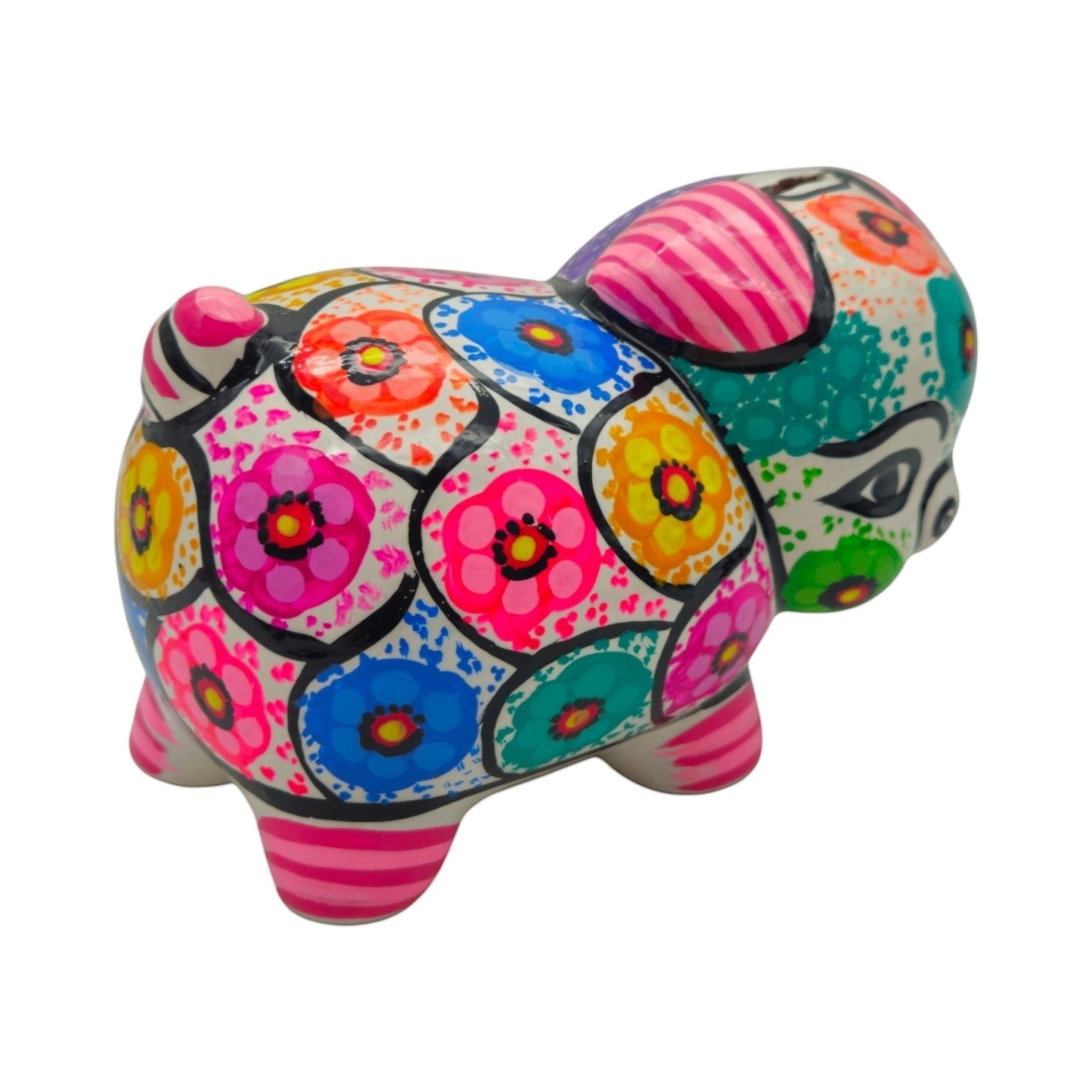 Handmade Guerrero Piggy Bank | Mexican Ceramic Coin Bank Guerrero Piggy Bank La Vie Bien Handmade Guerrero Piggy Bank | Mexican Ceramic Coin Bank