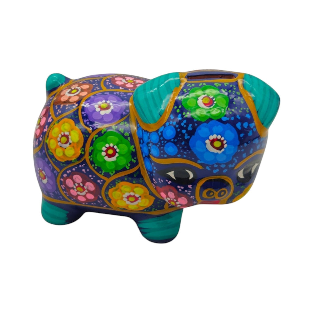 Handmade Guerrero Piggy Bank | Mexican Ceramic Coin Bank Guerrero Piggy Bank La Vie Bien Handmade Guerrero Piggy Bank | Mexican Ceramic Coin Bank