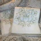 Handmade Irish Tea Towels - Set of Two Gifts La Vie Bien Handmade Irish Tea Towels - Set of Two