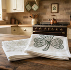 Handmade Irish Tea Towels - Set of Two Gifts La Vie Bien Handmade Irish Tea Towels - Set of Two