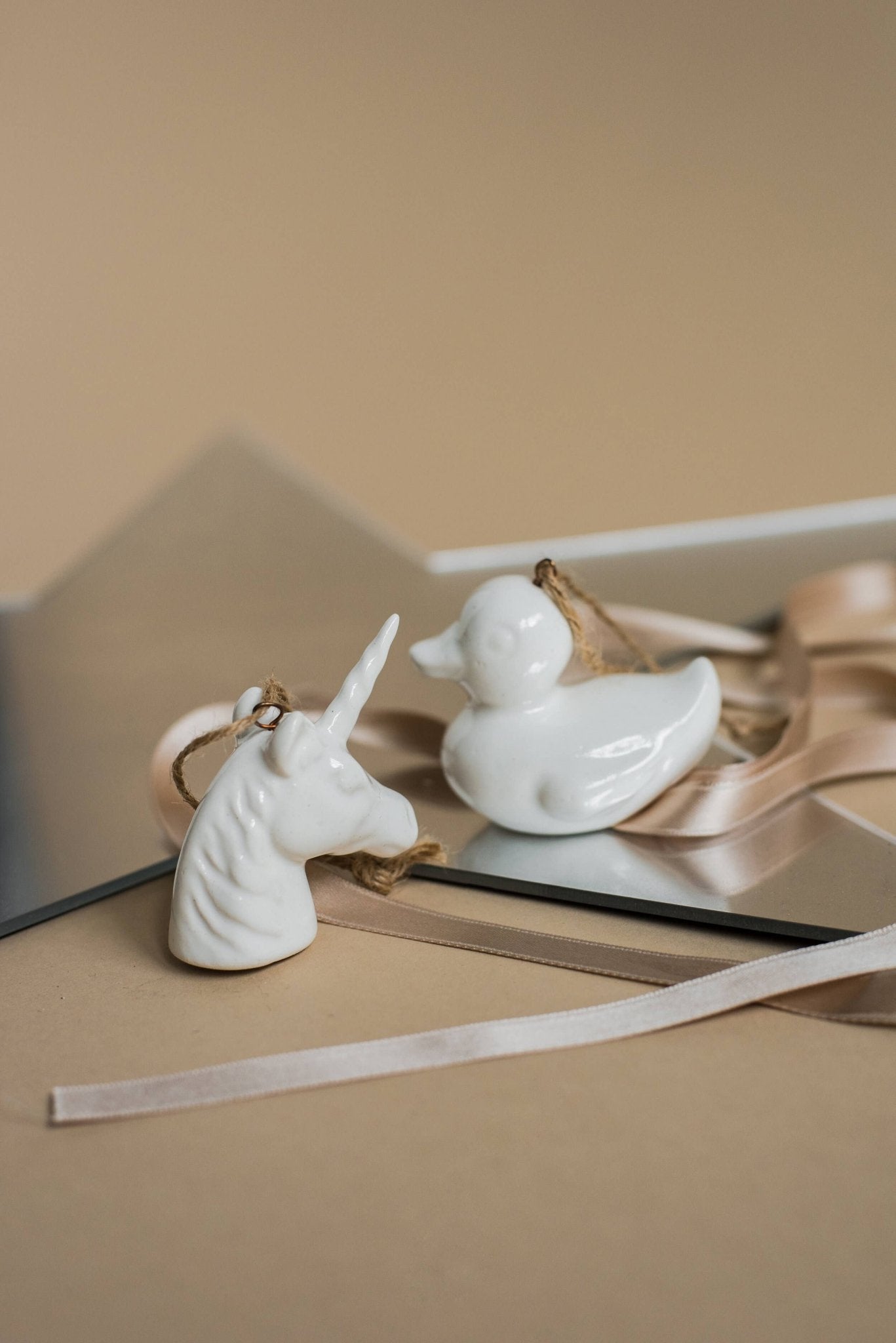 Handmade Porcelain Christmas Ornaments: Carrousel Ornaments La Vie Bien Handmade Porcelain Christmas Ornaments: Carrousel