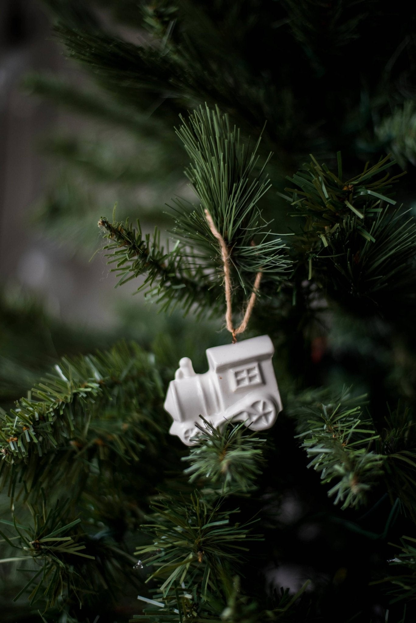 Handmade Porcelain Christmas Ornaments: Santa hat Ornaments La Vie Bien Handmade Porcelain Christmas Ornaments: Santa hat