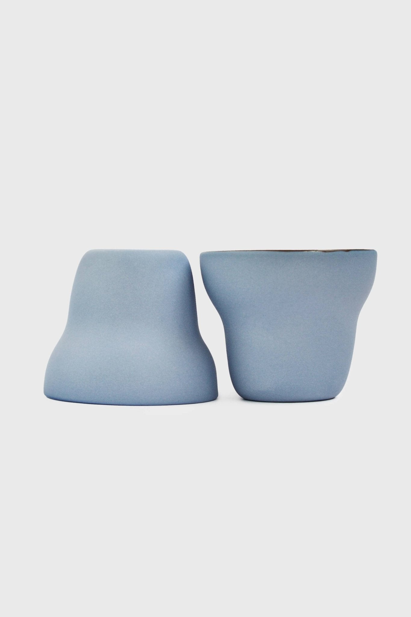 Handmade Porcelain Coffee Cup - Forget-me-Not small Cups La Vie Bien Handmade Porcelain Coffee Cup - Forget-me-Not small