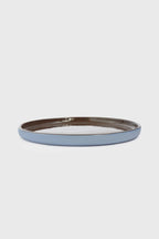 Handmade Porcelain Dinner Plates. Forget-me-not/Chocolate Dinner Plates La Vie Bien Handmade Porcelain Dinner Plates. Forget-me-not/Chocolate