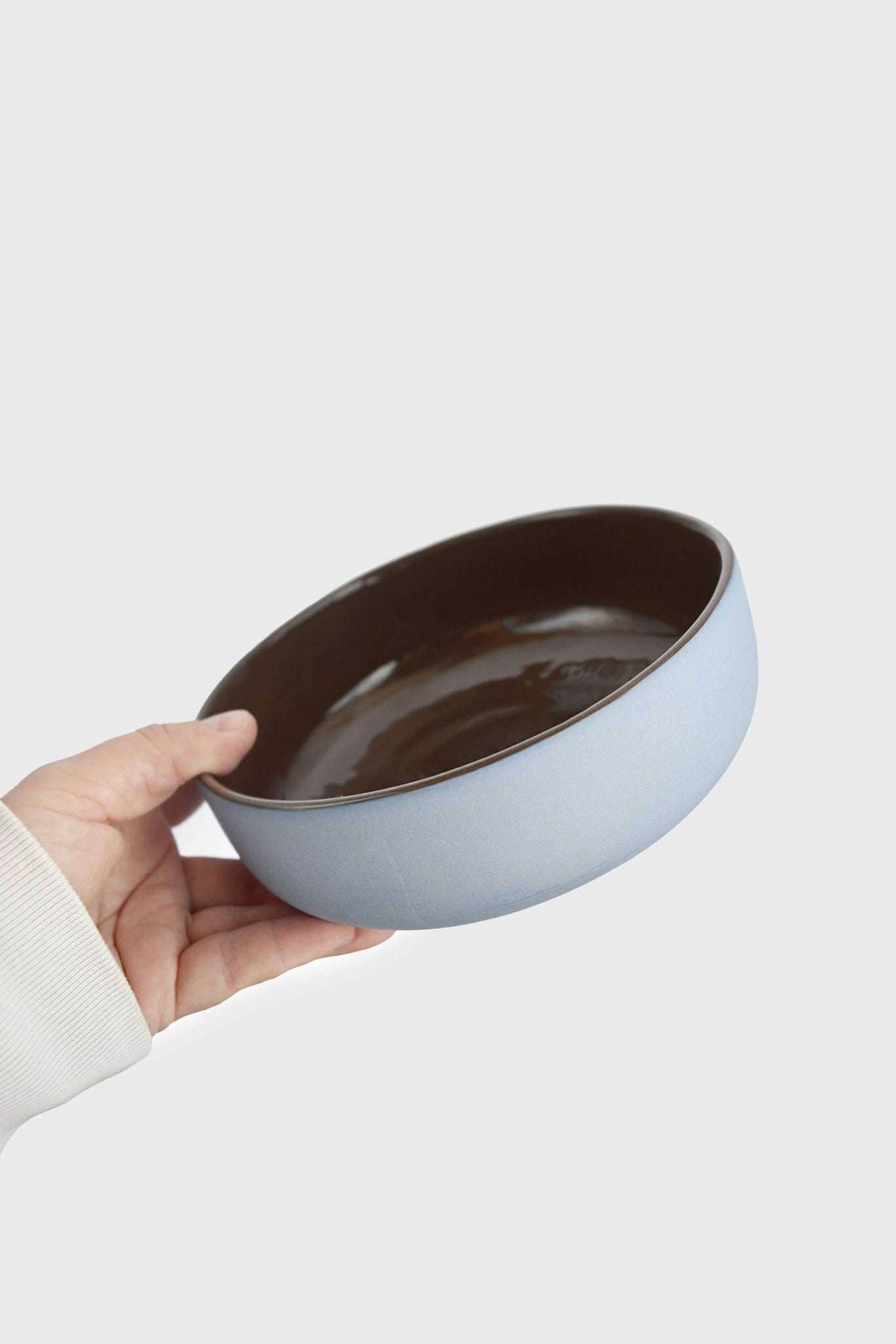 Handmade Porcelain Everyday Bowl. Forget-me-not/Chocolate Bowls La Vie Bien Handmade Porcelain Everyday Bowl. Forget-me-not/Chocolate