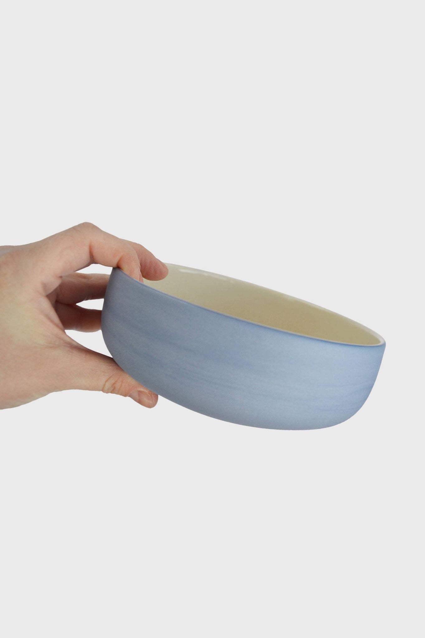 Handmade Porcelain Everyday Bowl. Forget-me-not/Chocolate Bowls La Vie Bien Handmade Porcelain Everyday Bowl. Forget-me-not/Chocolate