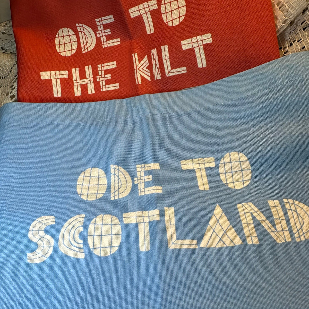 Handmade Scotland Lover Tea Towels - Set of Two Gifts La Vie Bien Handmade Scotland Lover Tea Towels - Set of Two