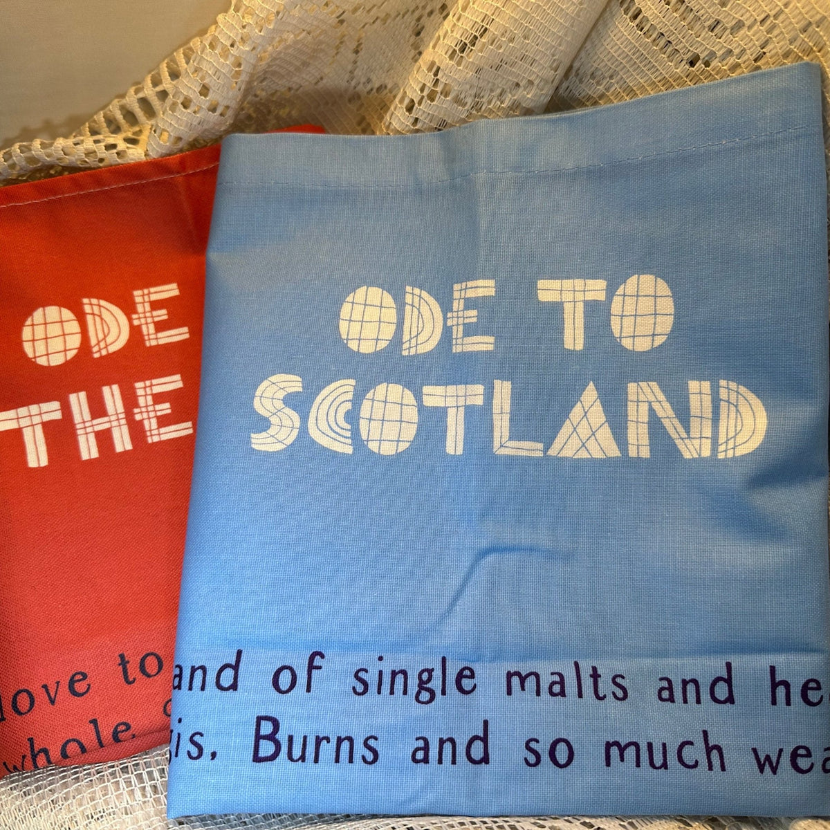 Handmade Scotland Lover Tea Towels - Set of Two Gifts La Vie Bien Handmade Scotland Lover Tea Towels - Set of Two