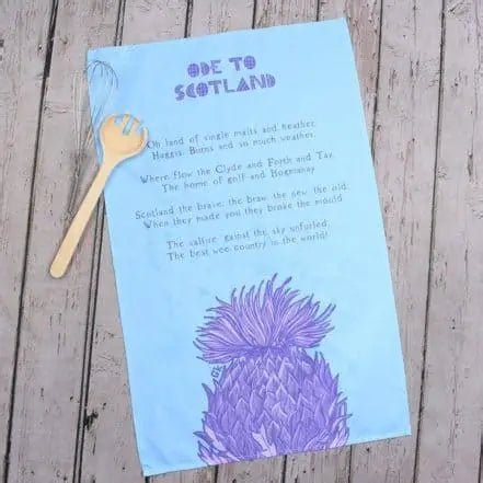Handmade Scotland Lover Tea Towels - Set of Two Gifts La Vie Bien Handmade Scotland Lover Tea Towels - Set of Two