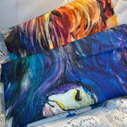 Handmade Scottish Highland Cow Lover Tea Towel - Set of Two Gifts La Vie Bien Handmade Scottish Highland Cow Lover Tea Towel - Set of Two
