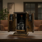 Handmade Shot Glass & Decanter Set | Mexican Rustic Wood Box Mexican Decanter La Vie Bien Handmade Shot Glass & Decanter Set | Mexican Rustic Wood Box