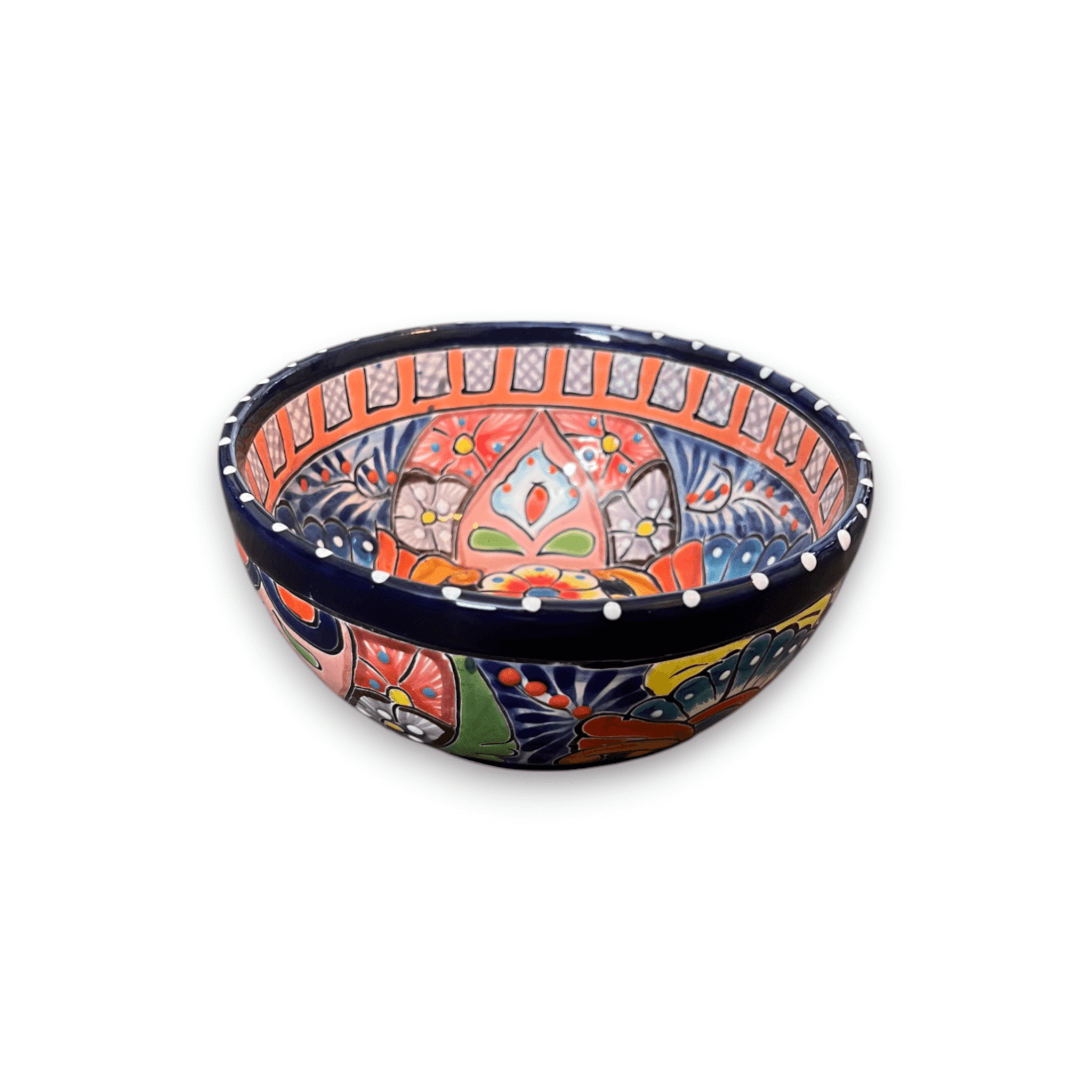 Handmade Talavera 24 - Piece Dinnerware Set | Mexican Pottery for 6 Talavera Dinnerware Set La Vie Bien Handmade Talavera 24 - Piece Dinnerware Set | Mexican Pottery for 6
