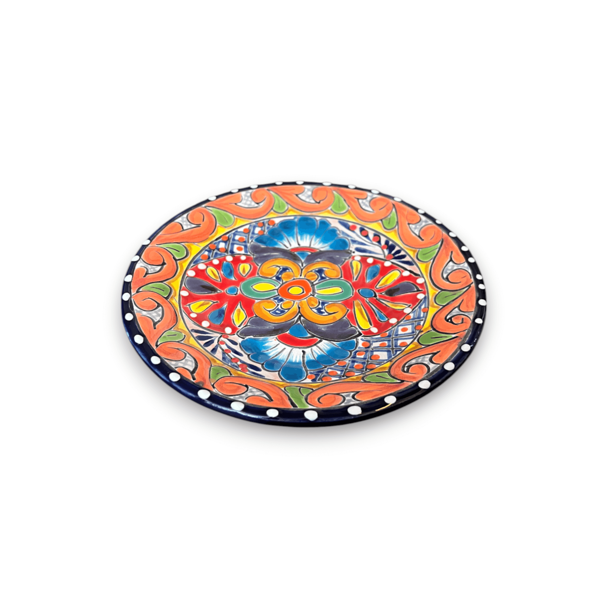 Handmade Talavera 32-Piece Dinnerware Set | Mexican Pottery for 8 Talavera Dinnerware Set La Vie Bien Handmade Talavera 32-Piece Dinnerware Set | Mexican Pottery for 8