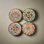 Handmade Talavera 32 - Piece Dinnerware Set | Mexican Pottery for 8 Talavera Dinnerware Set La Vie Bien Handmade Talavera 32 - Piece Dinnerware Set | Mexican Pottery for 8