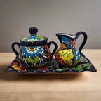 Handmade Talavera Creamer Pitcher | Authentic Mexican Pottery Handmade Pitcher La Vie Bien Handmade Talavera Creamer Pitcher | Authentic Mexican Pottery