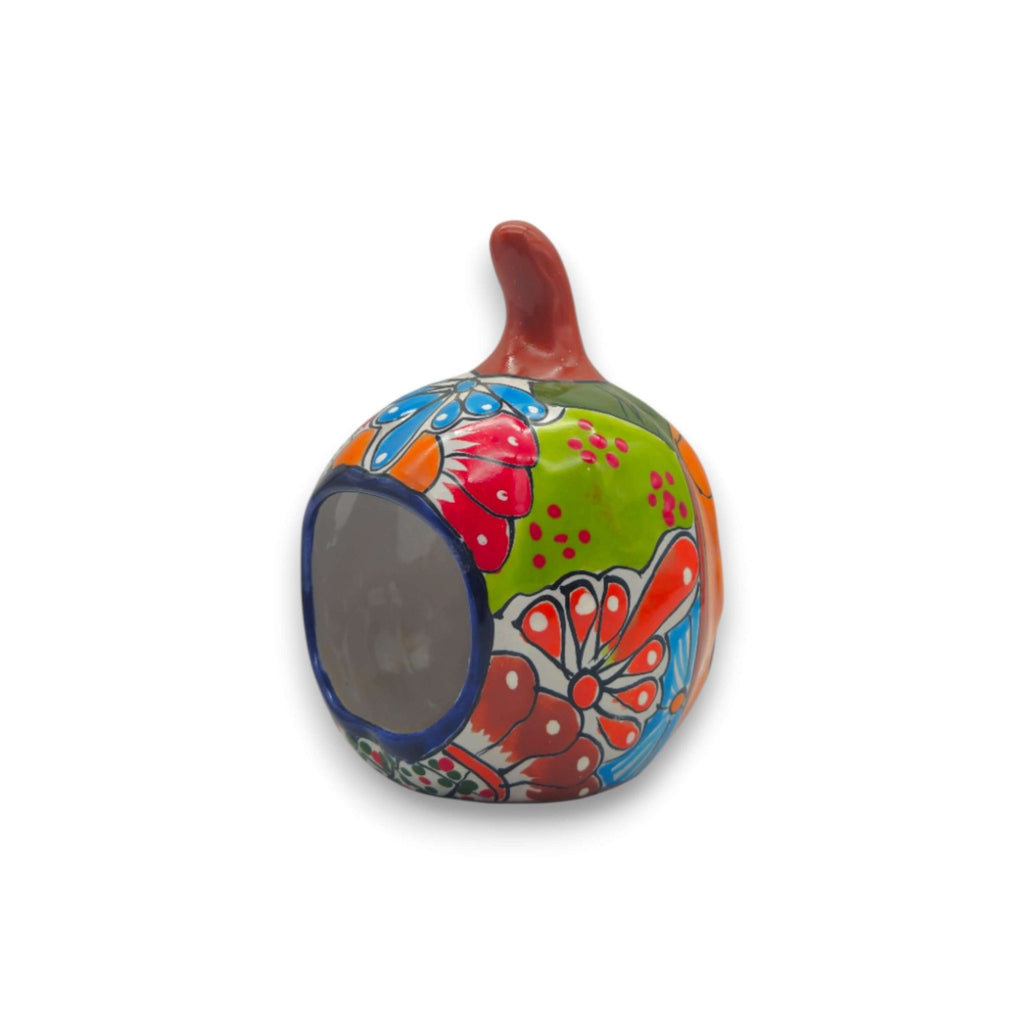Handmade Talavera Pumpkin | Mexican Jack - O' - Lantern Decor Talavera Statue La Vie Bien Handmade Talavera Pumpkin | Mexican Jack - O' - Lantern Decor