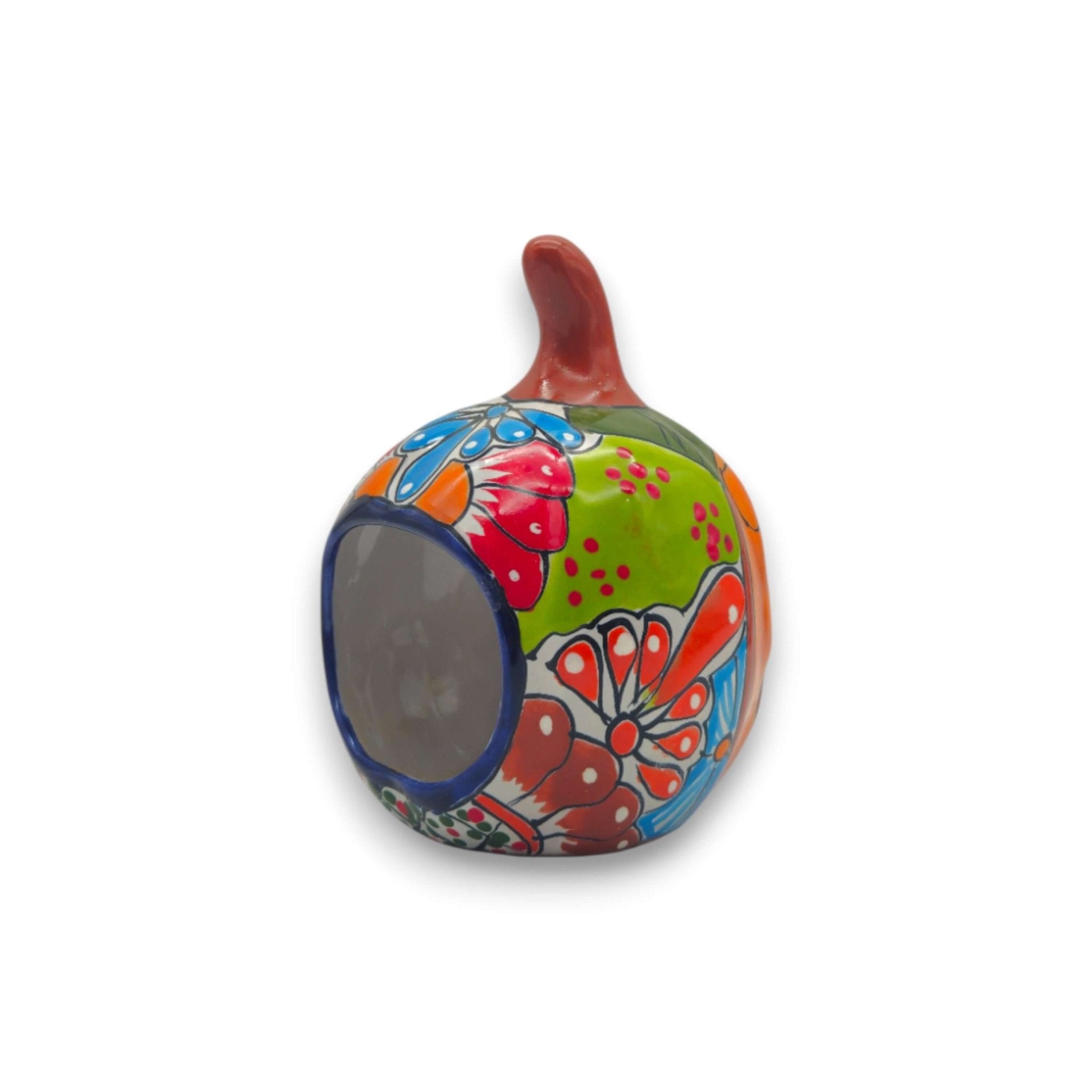 Handmade Talavera Pumpkin | Mexican Jack - O' - Lantern Decor Talavera Statue La Vie Bien Handmade Talavera Pumpkin | Mexican Jack - O' - Lantern Decor