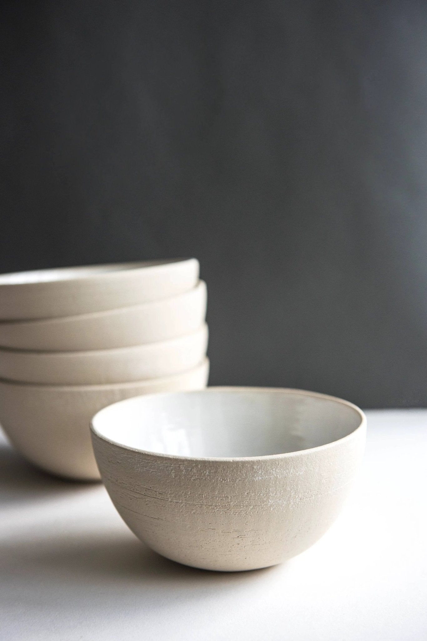 Handmade Ukrainian Matte Stoneware Bowls by Ethical Trade Co