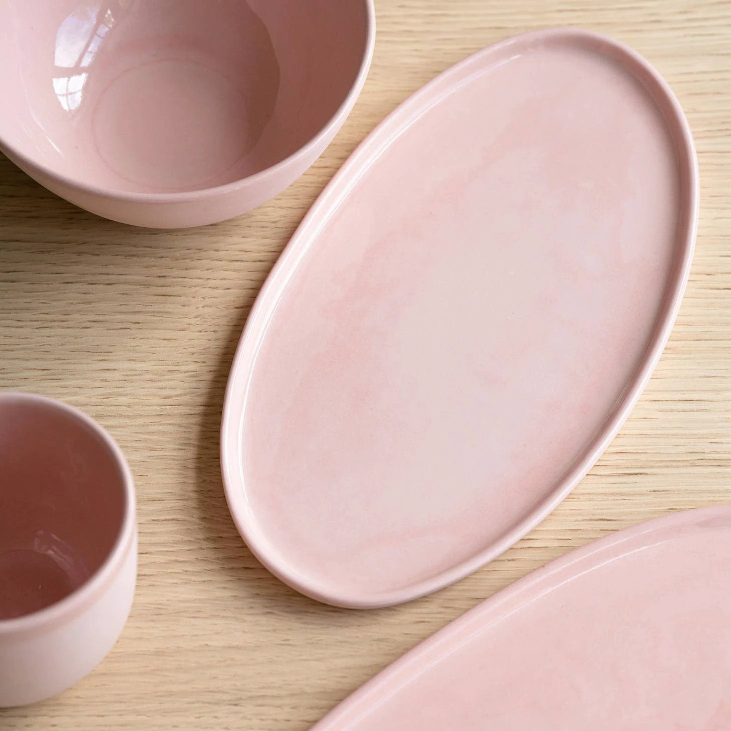 Handmade Ukrainian Porcelain Serving Platter by Ethical Trade Co