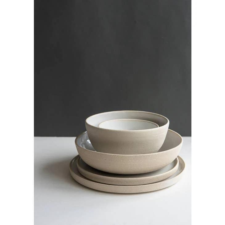Handmade Ukrainian Stoneware Dinner Plates by Ethical Trade Co