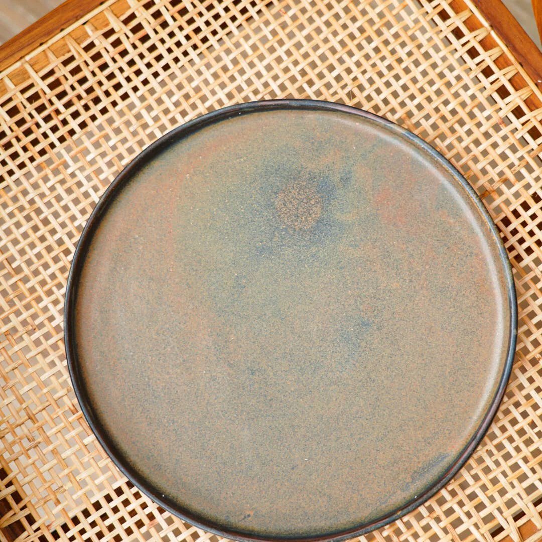 Handmade Ukrainian Stoneware Dinner Plates by Ethical Trade Co