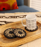 Handmade Woven Drink Coasters Set of 4 {Multiple Colors} La Vie Bien Handmade Woven Drink Coasters Set of 4 {Multiple Colors}