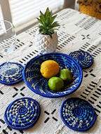 Handmade Woven Drink Coasters Set of 4 {Multiple Colors} La Vie Bien Handmade Woven Drink Coasters Set of 4 {Multiple Colors}