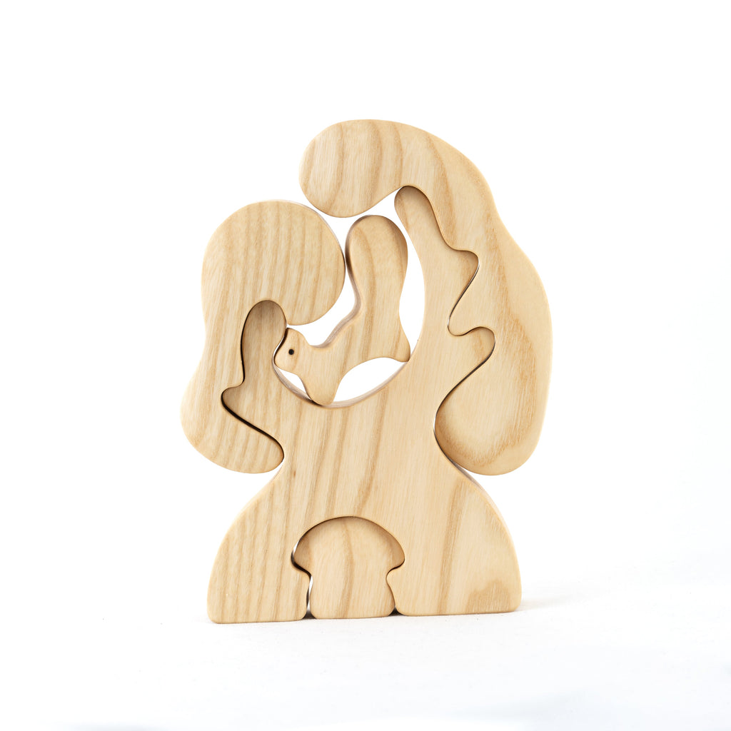 Natural Tree with Fox and mushroom Puzzle