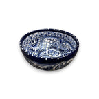 Talavera Dinnerware Set | 20-Piece Blue & White Tableware for 4