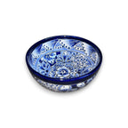 Talavera Dinnerware Set | 40-Piece Blue & White Tableware for 8