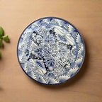 30-Piece Talavera Dinnerware Set | Blue & White Tableware for 6