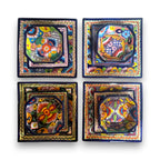 Talavera Square Dinnerware Set | 12-Piece Mexican Pottery Set