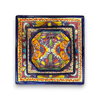 Talavera Square Dinnerware Set | 12-Piece Mexican Pottery Set