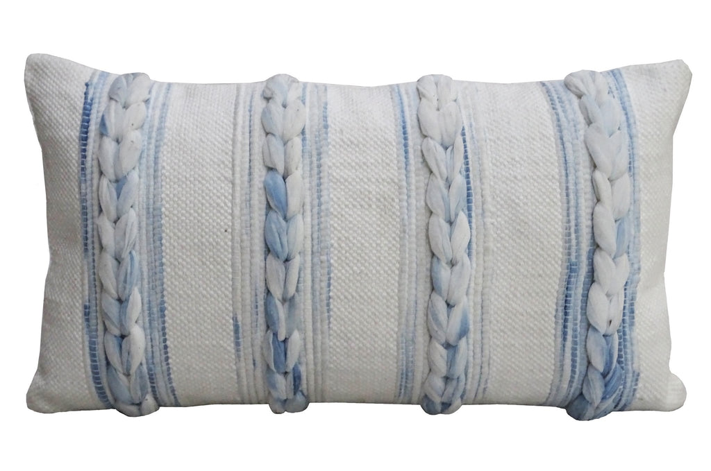 Handwoven 14"X 24" Modern Throw Pillow Throw Pillow La Vie Bien Handwoven 14"X 24" Modern Throw Pillow
